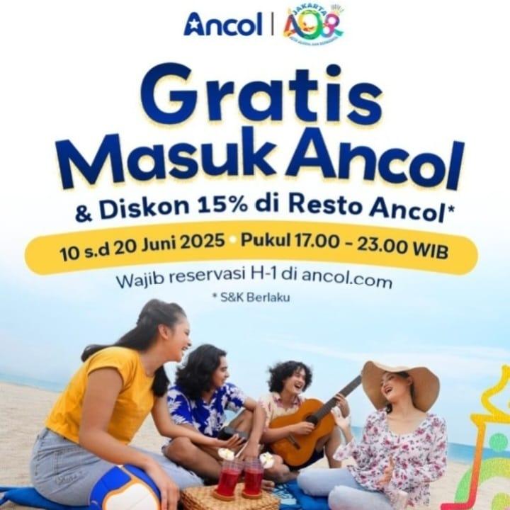 Ancol Gratiskan Tiket Masuk Untuk Warga, Rayakan HUT Jakarta Ke- 498